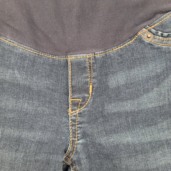 H&M &Denim Maternity Jeans Mama Super Skinny High Rib Medium Wash Women's 6 - Picture 9 of 16